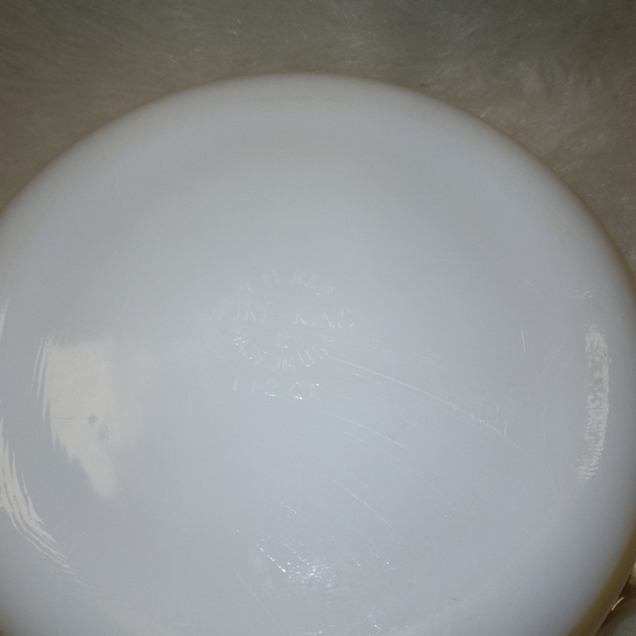 FIRE KING PEACH LUSTER Straight side caserol baking dish 1.5 Quart - Picture 4 of 7